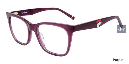 Purple Fila VFI175 Eyeglasses