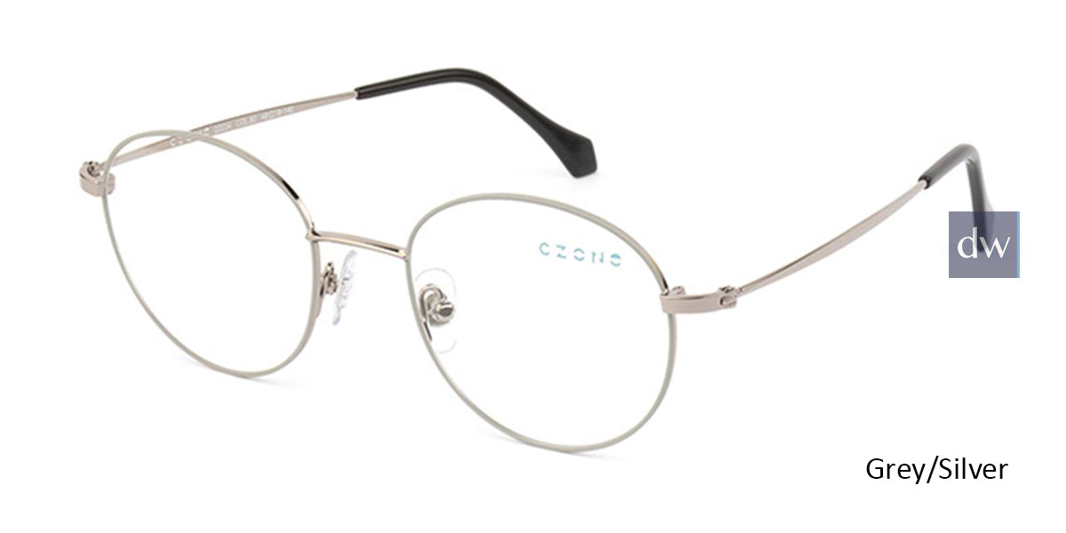 Grey/Silver C-Zone Q2234 Eyeglasses Teenager.