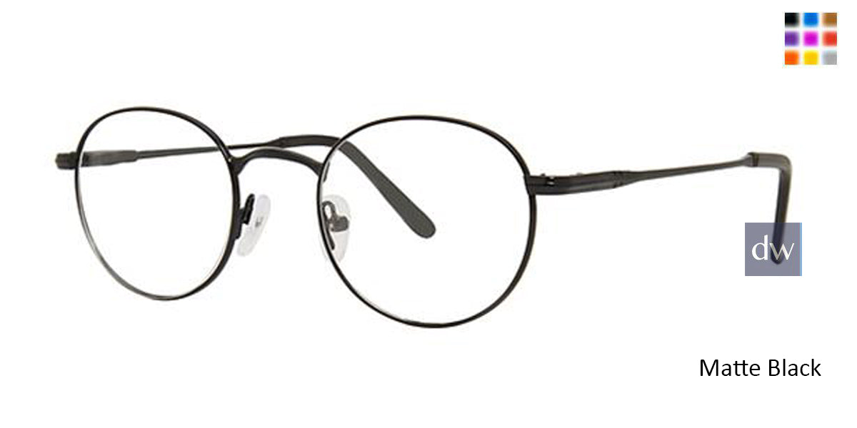 Matte Black Parade Q Series 1626 Eyeglasses