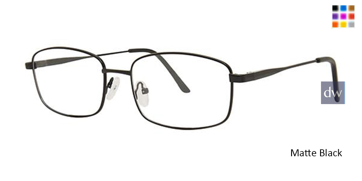 Matte Black Parade Q Series 1630 Eyeglasses