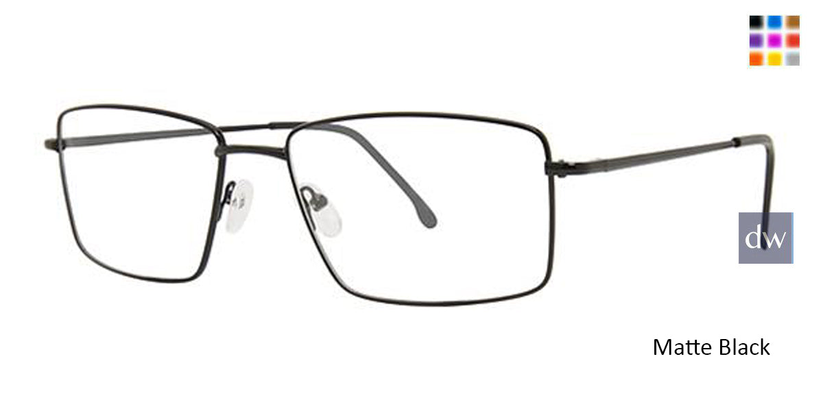 Matte Black Parade Q Series 1631 Eyeglasses