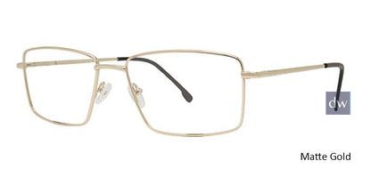 Matte Gold Parade Q Series 1631 Eyeglasses