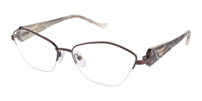 Brown Tura R545 Eyeglasses.