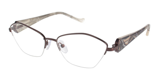 Brown Tura R545 Eyeglasses.