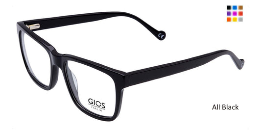 All Black Gios Italia RF500057 Eyeglasses