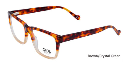 Brown/Crystal Green Gios Italia RF500057 Eyeglasses