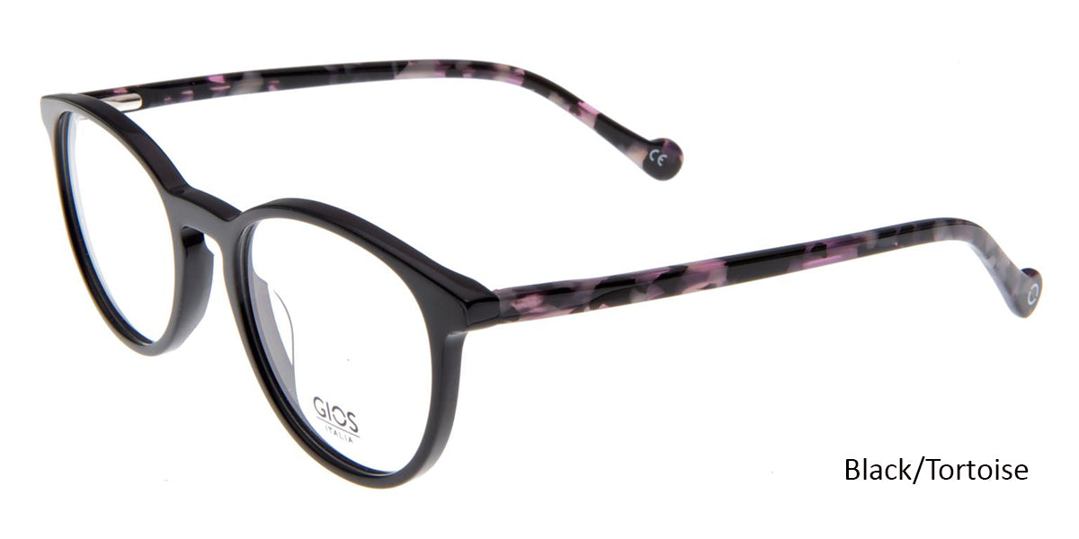 Black/Tortoise Gios Italia RF500072 Eyeglasses - Teenager