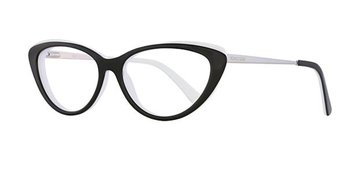Black/White Romeo Gigli RG77012 Eyeglasses.