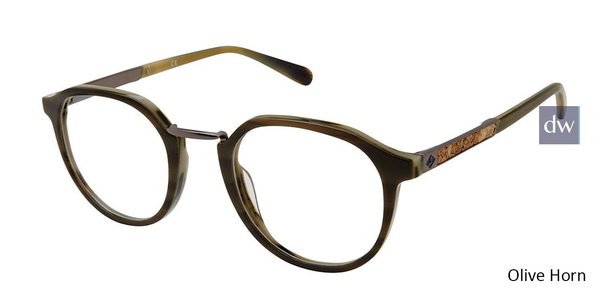 Olive Horn Sperry RIVERA Eyeglasses - Teenager.