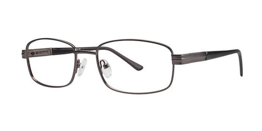 Brown Gunmetal Elan Ralph Eyeglasses.