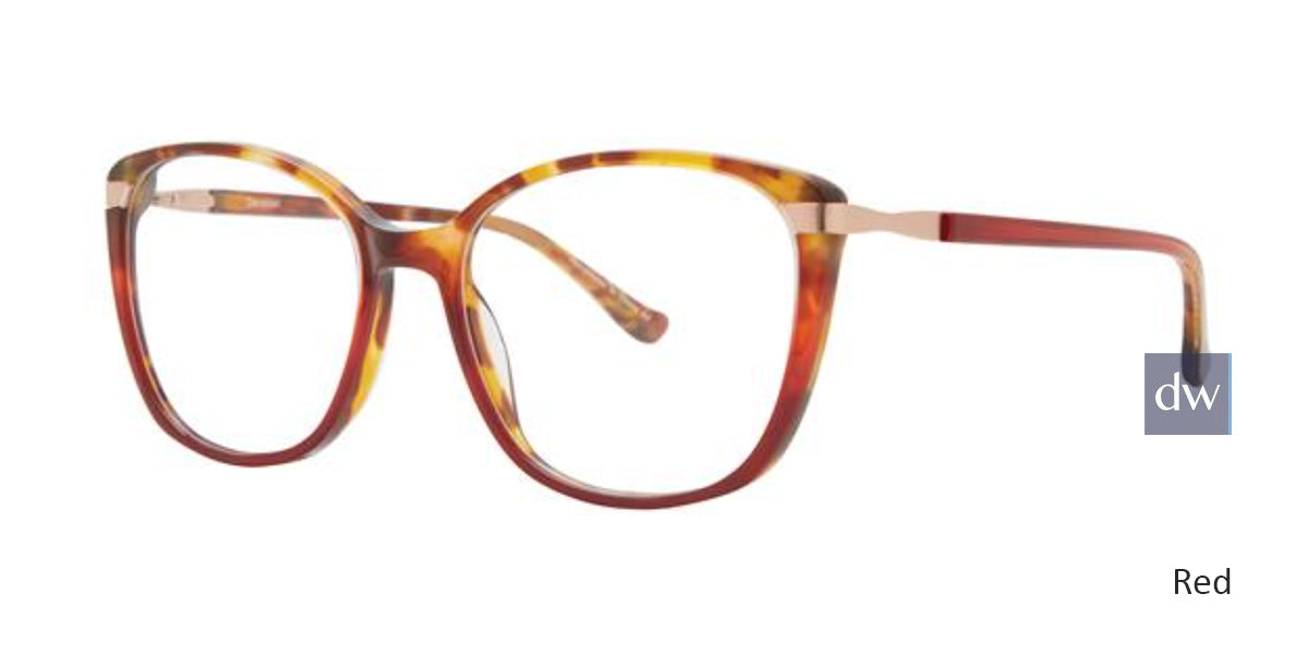 Red Kensie RX Devotion Eyeglasses.