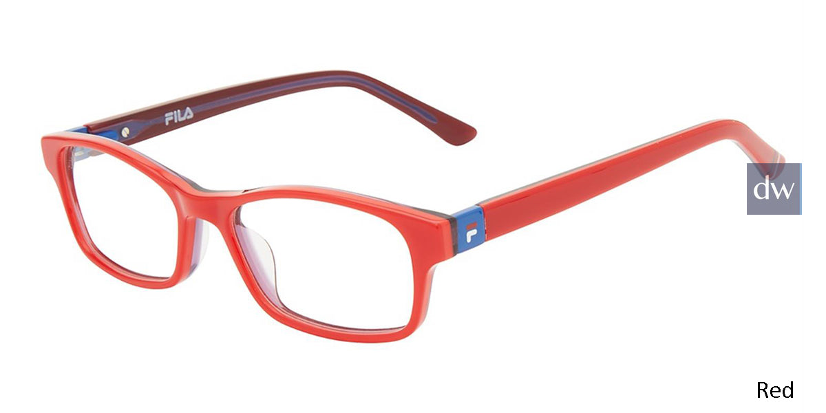 Red Fila VF9463 Eyeglasses