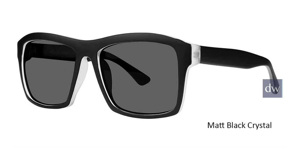 Matt Black Crystal Vivid Retro Shades 3 Sunglasses.