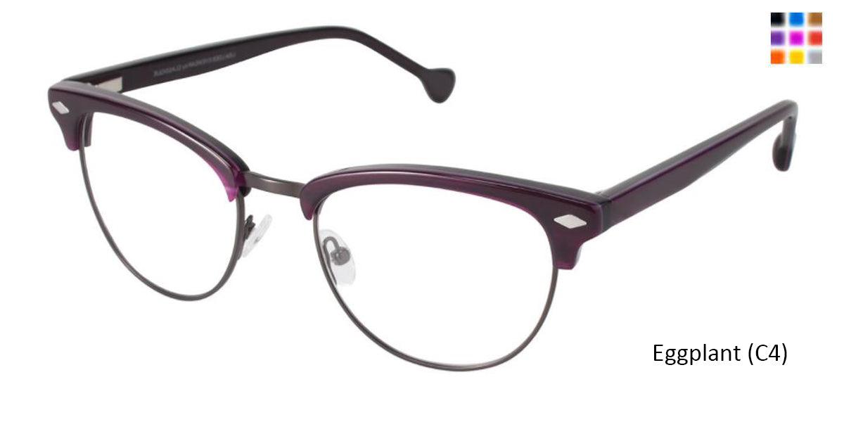 Eggplant (C4) Lisa Loeb Rock & Roll Eyeglasses