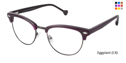 Eggplant (C4) Lisa Loeb Rock & Roll Eyeglasses