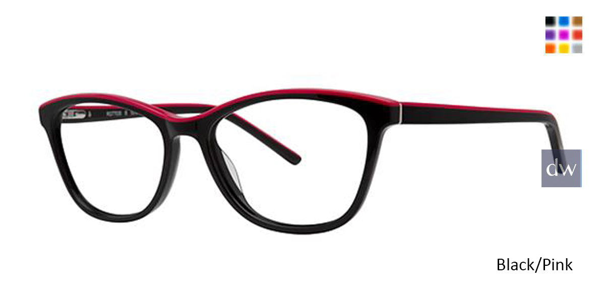 Black/Pink Romeo Gigli 77035 Eyeglasses.