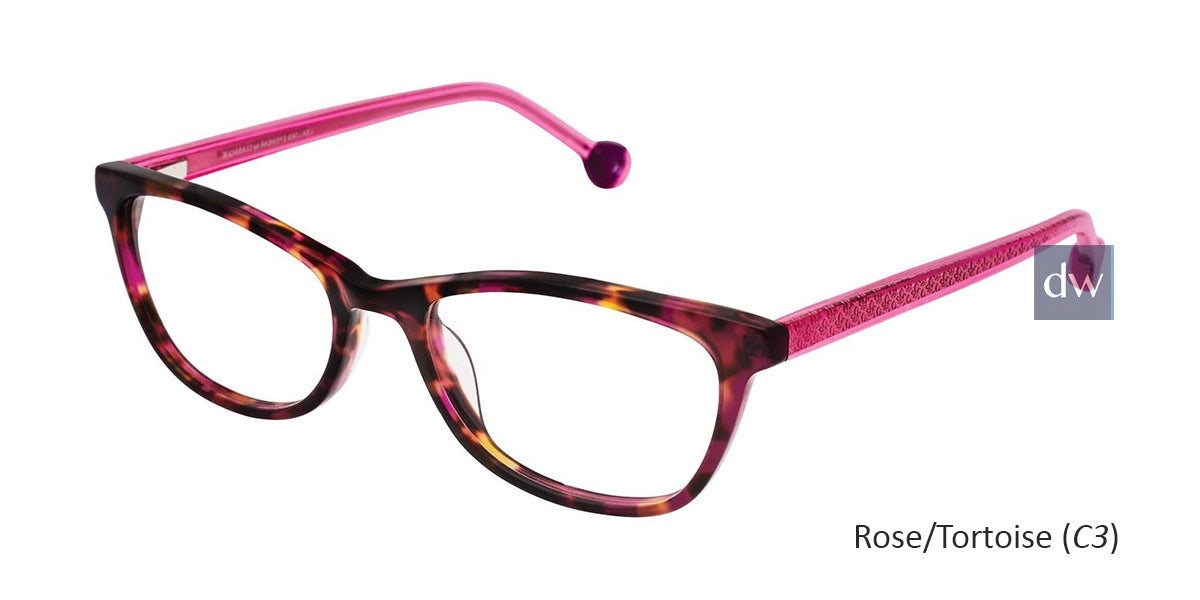 Rose/Tortoise (C3) Lisa Loeb SUMMER Eyeglasses
