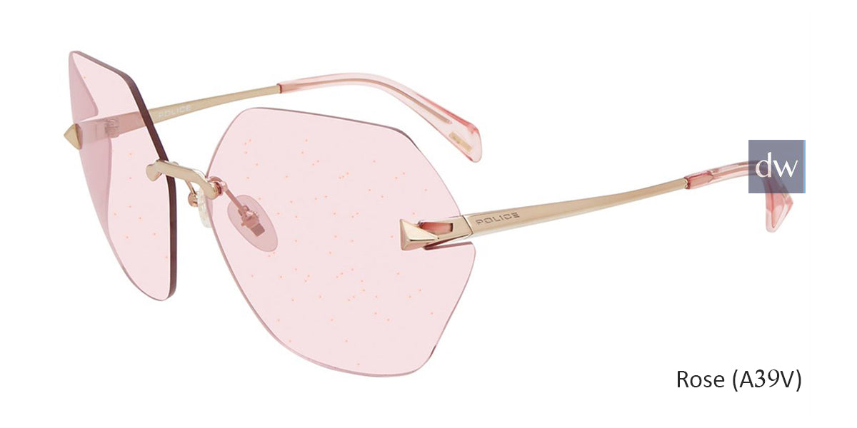 Rose(A39V) Police SPLA19 Sunglasses.
