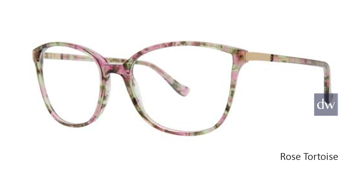 Rose Tortoise Kensie RX Low Key Eyeglasses.