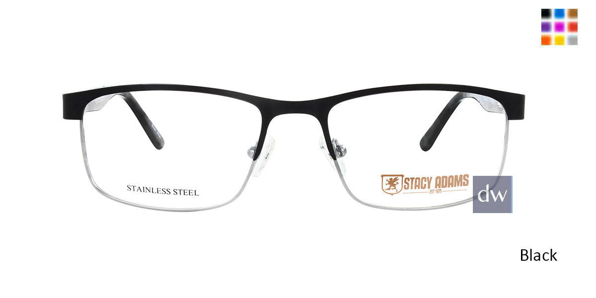 Black STACY ADAMS 1103 Eyeglasses