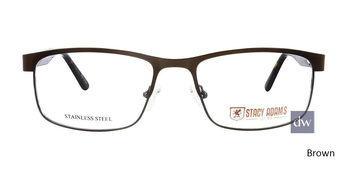 Brown STACY ADAMS 1103 Eyeglasses