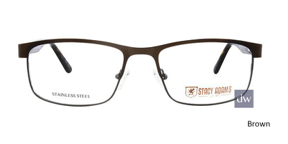Brown STACY ADAMS 1103 Eyeglasses