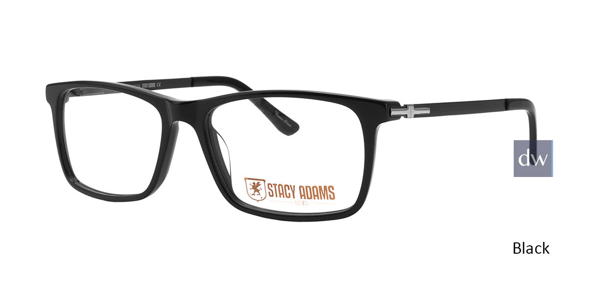 Black STACY ADAMS 1104 Eyeglasses
