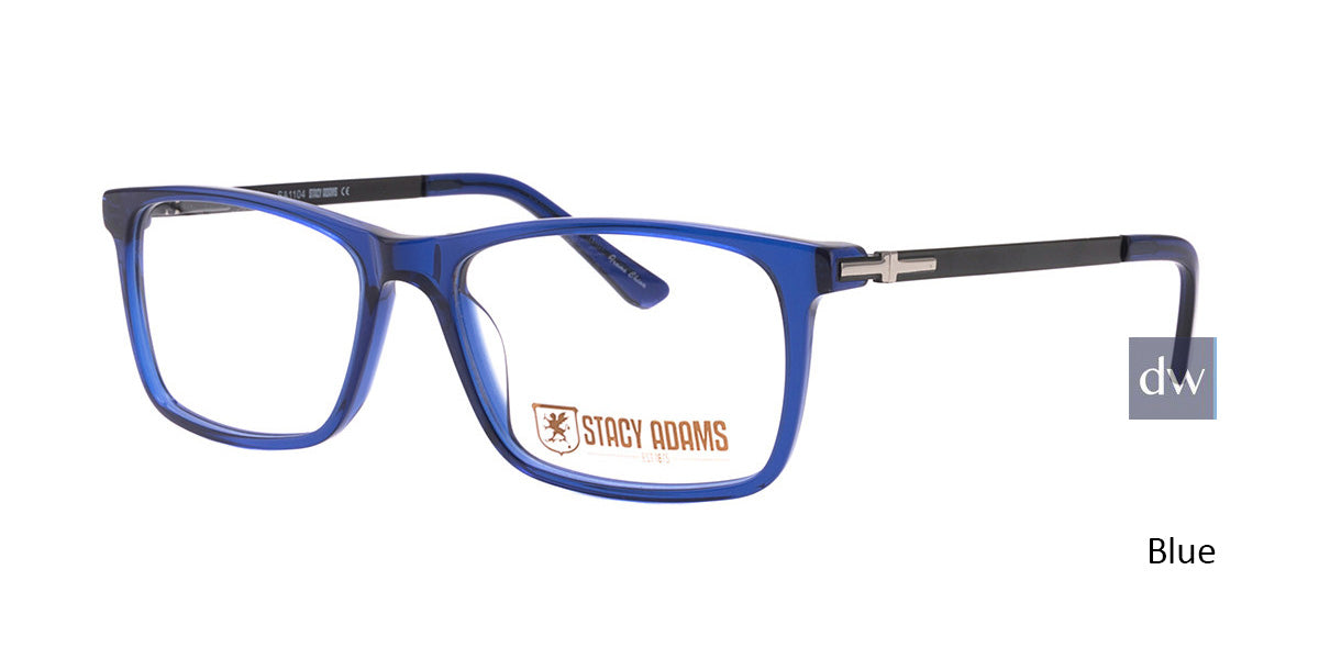 Blue STACY ADAMS 1104 Eyeglasses