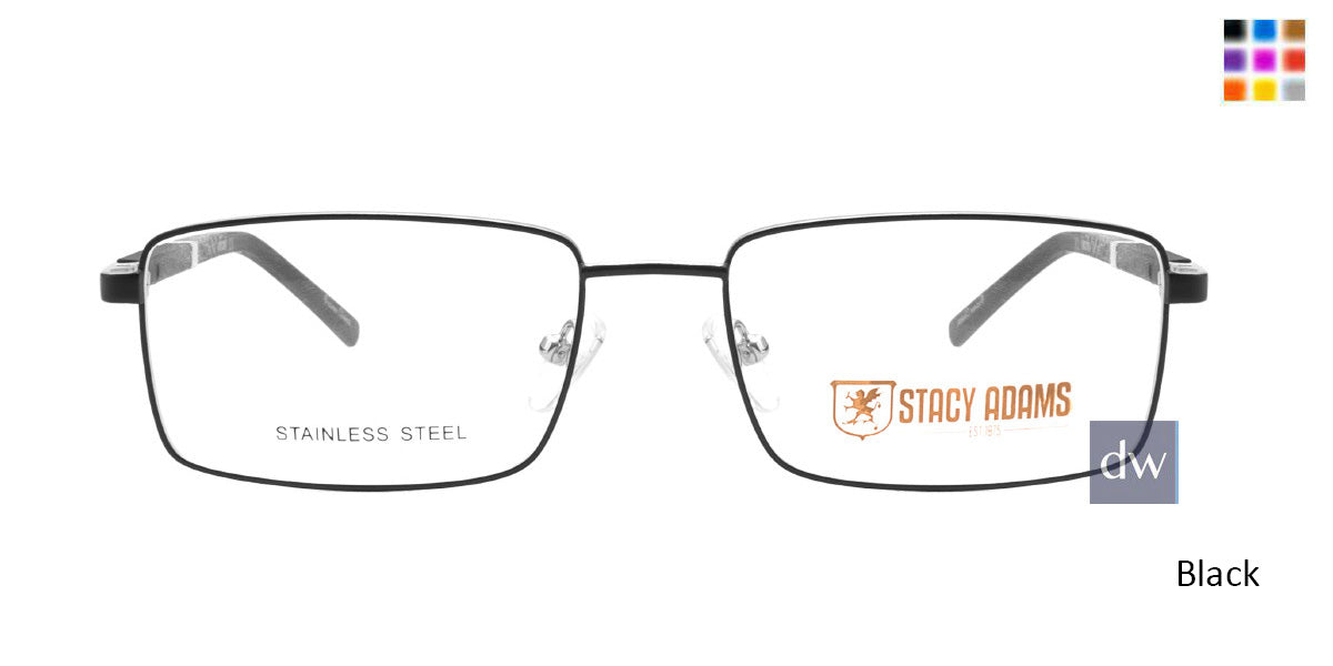 Black STACY ADAMS 1109 Eyeglasses