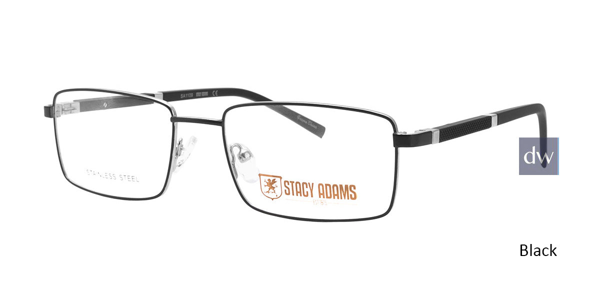 Black STACY ADAMS 1109 Eyeglasses