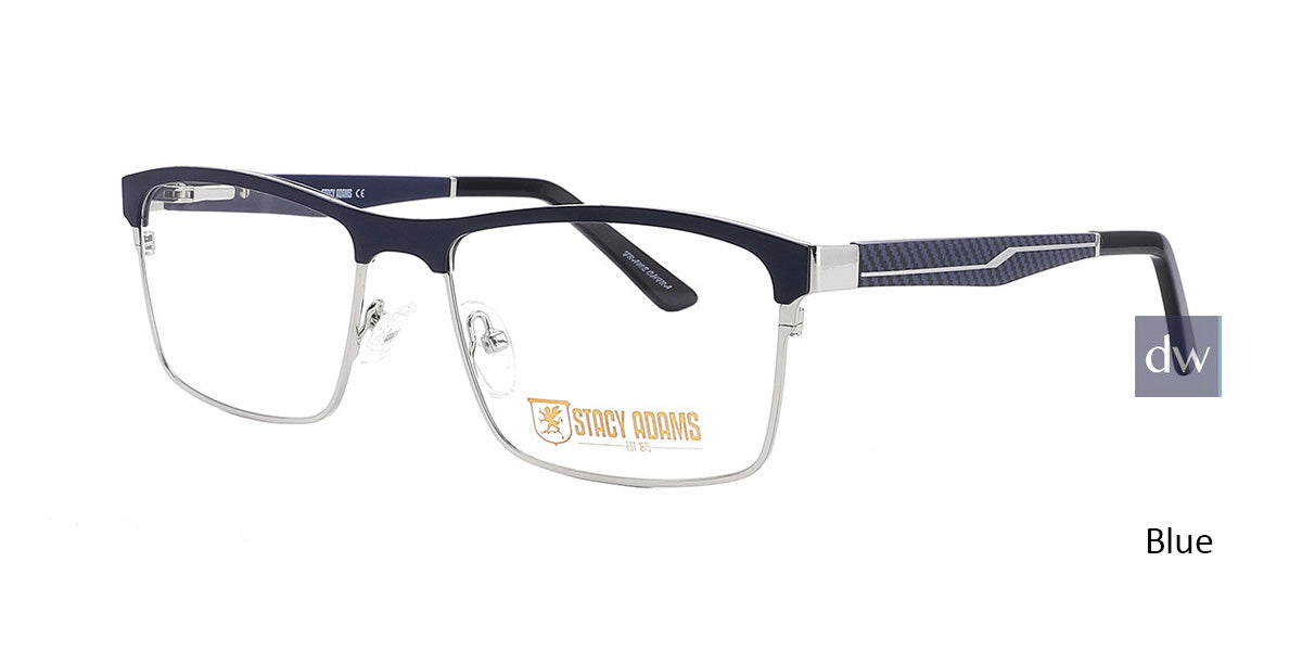 Blue STACY ADAMS 1115 Eyeglasses