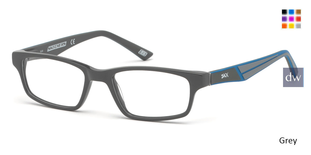 Grey Skechers SE1161 Eyeglasses.