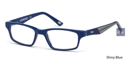 Shiny Blue Skechers SE1161 Eyeglasses.