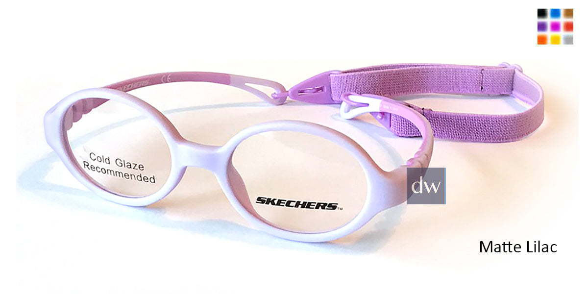 Matte Lilac Skechers SE1171 Eyeglasses