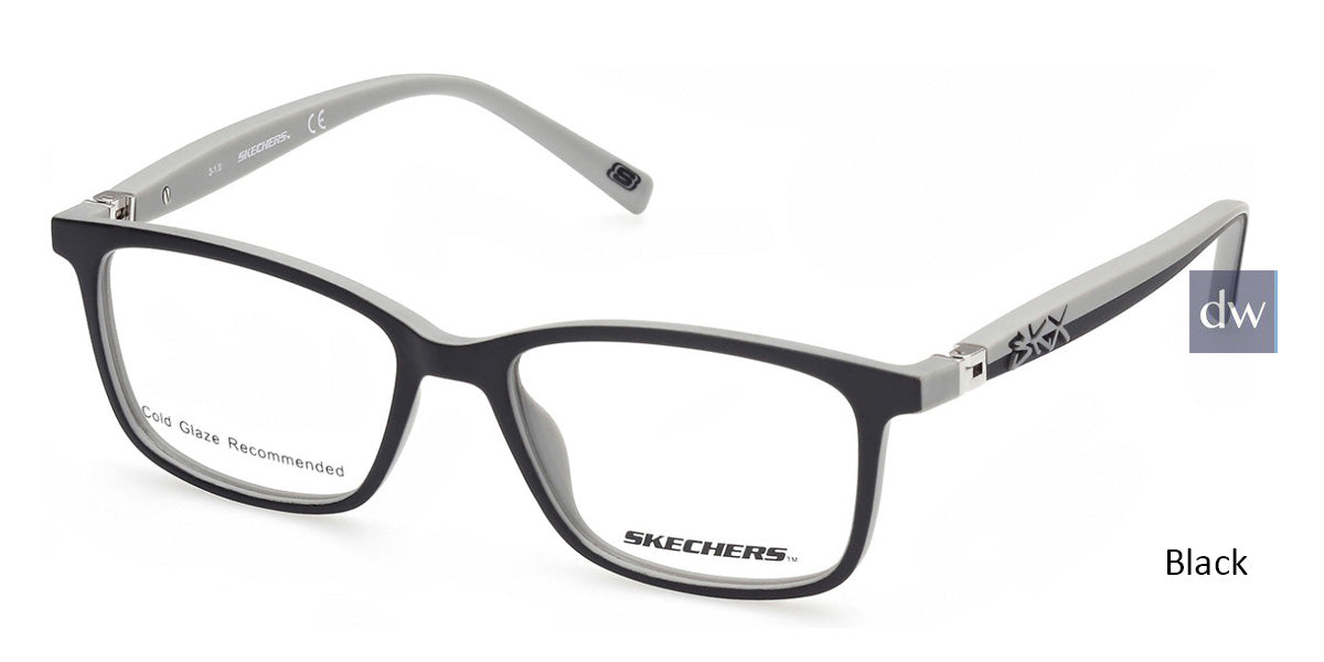 Black Skechers SE1173 Eyeglasses - Teenager