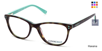 Havana Skechers SE1631 Eyeglasses.