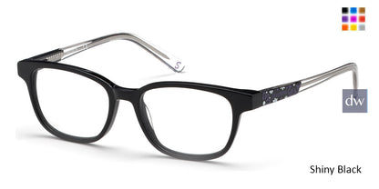 Shiny Black Skechers SE1639 Eyeglasses.