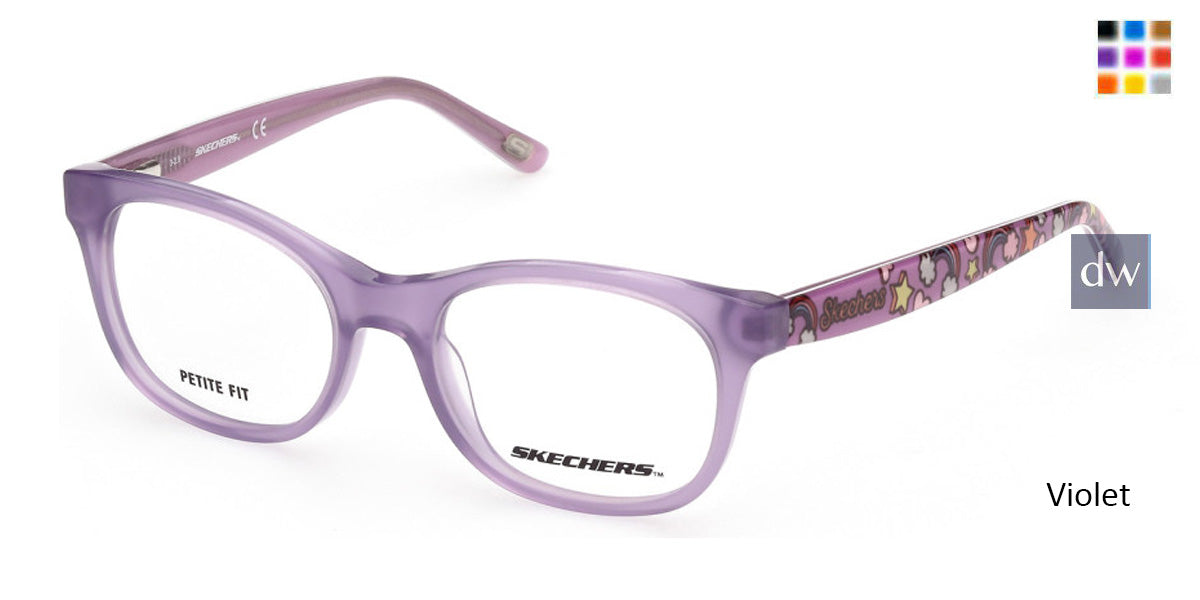 Violet Skechers SE1646 Eyeglasses - Teenager