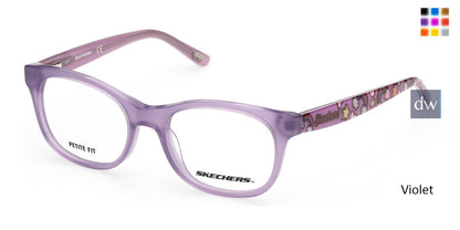 Violet Skechers SE1646 Eyeglasses - Teenager