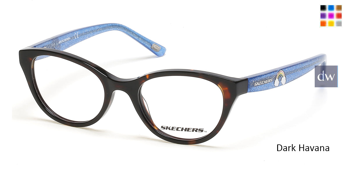 Dark Havana Skechers SE1651 Eyeglasses