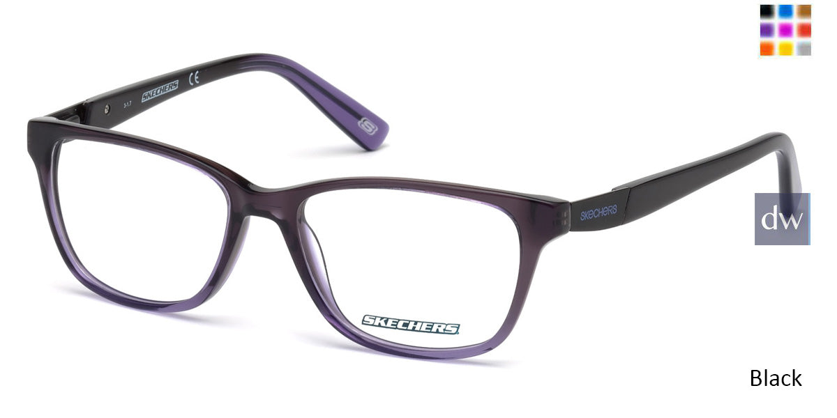 Black Skechers SE2133 Eyeglasses.