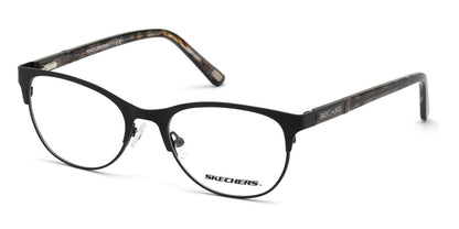 Shiny Black Skechers SE2153 Eyeglasses