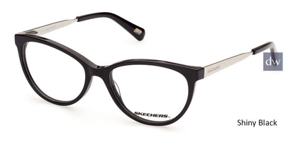 Shiny Black Skechers SE2169 Eyeglasses