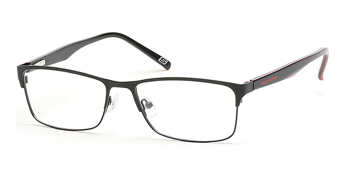 Matte Black Skechers SE3171 Eyeglasses.