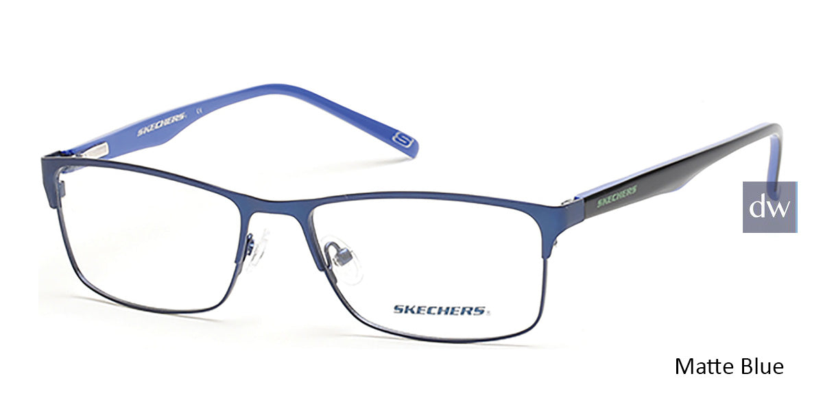 Matte Blue Skechers SE3171 Eyeglasses.