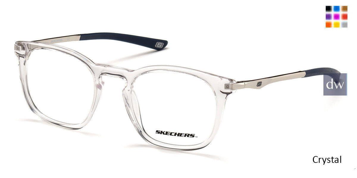 Crystal Skechers SE3244 Eyeglasses.