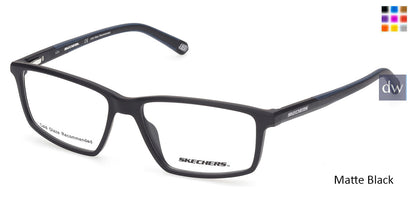 Matte Black Skechers SE3275 Eyeglasses