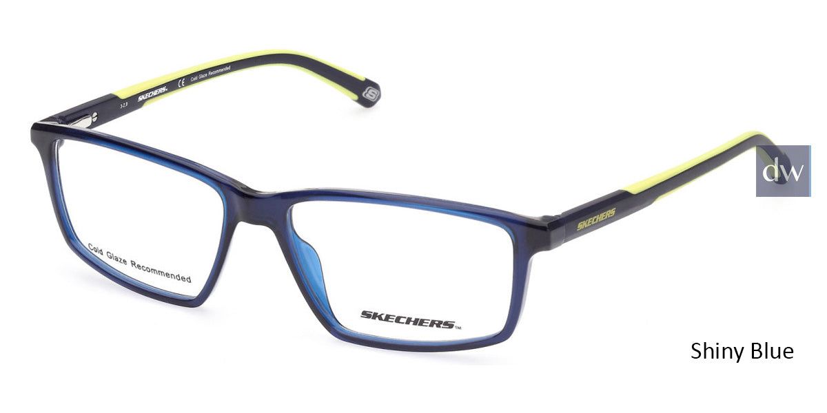 Shiny Blue Skechers SE3275 Eyeglasses