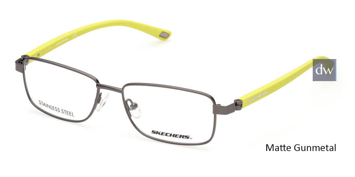 Matte Gunmetal Skechers SE3303 Eyeglasses
