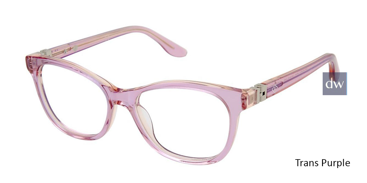 Trans Purple Sperry SEAFISH Girls Tween Eyeglasses - Teenager.